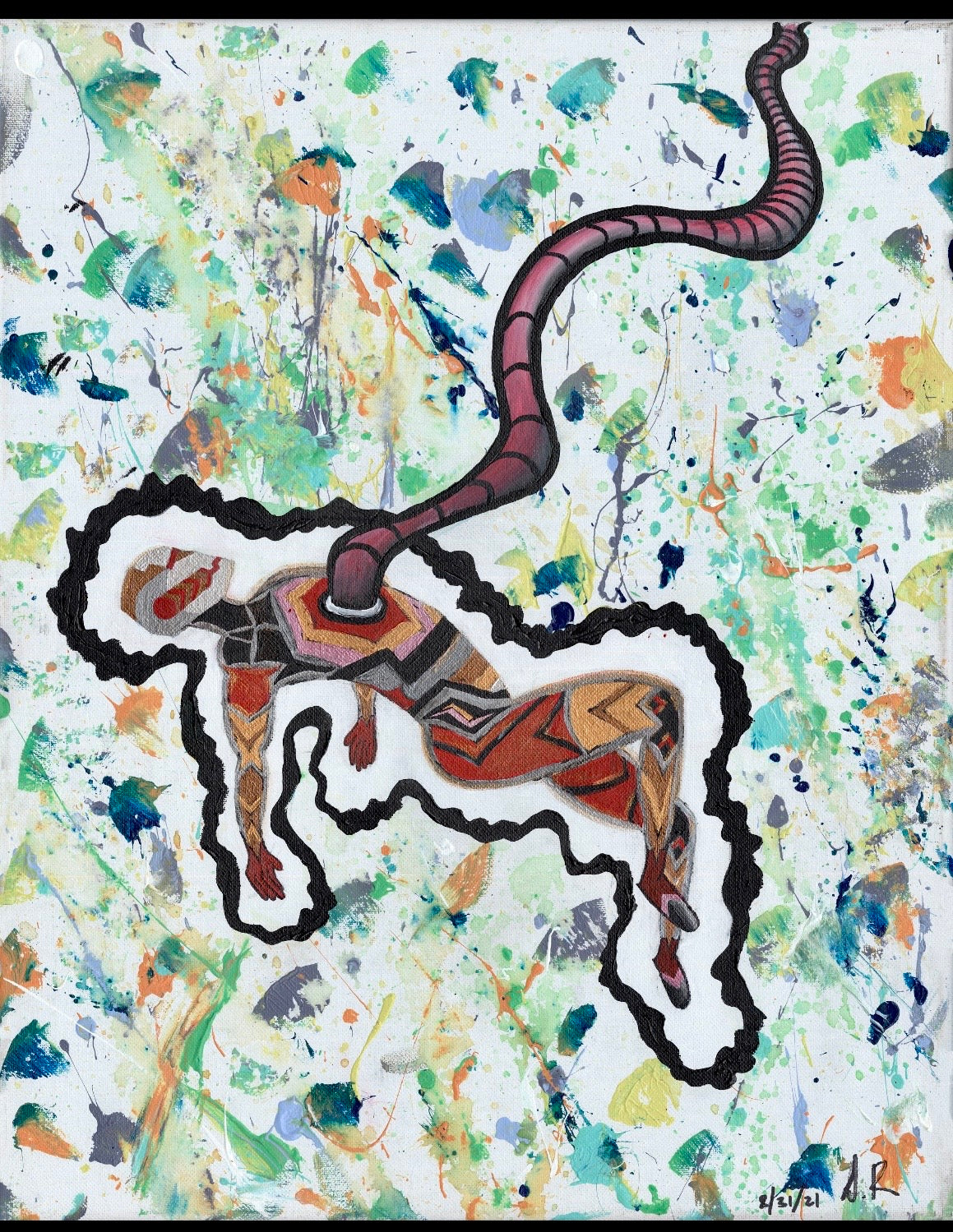 "White Noise" Original Print