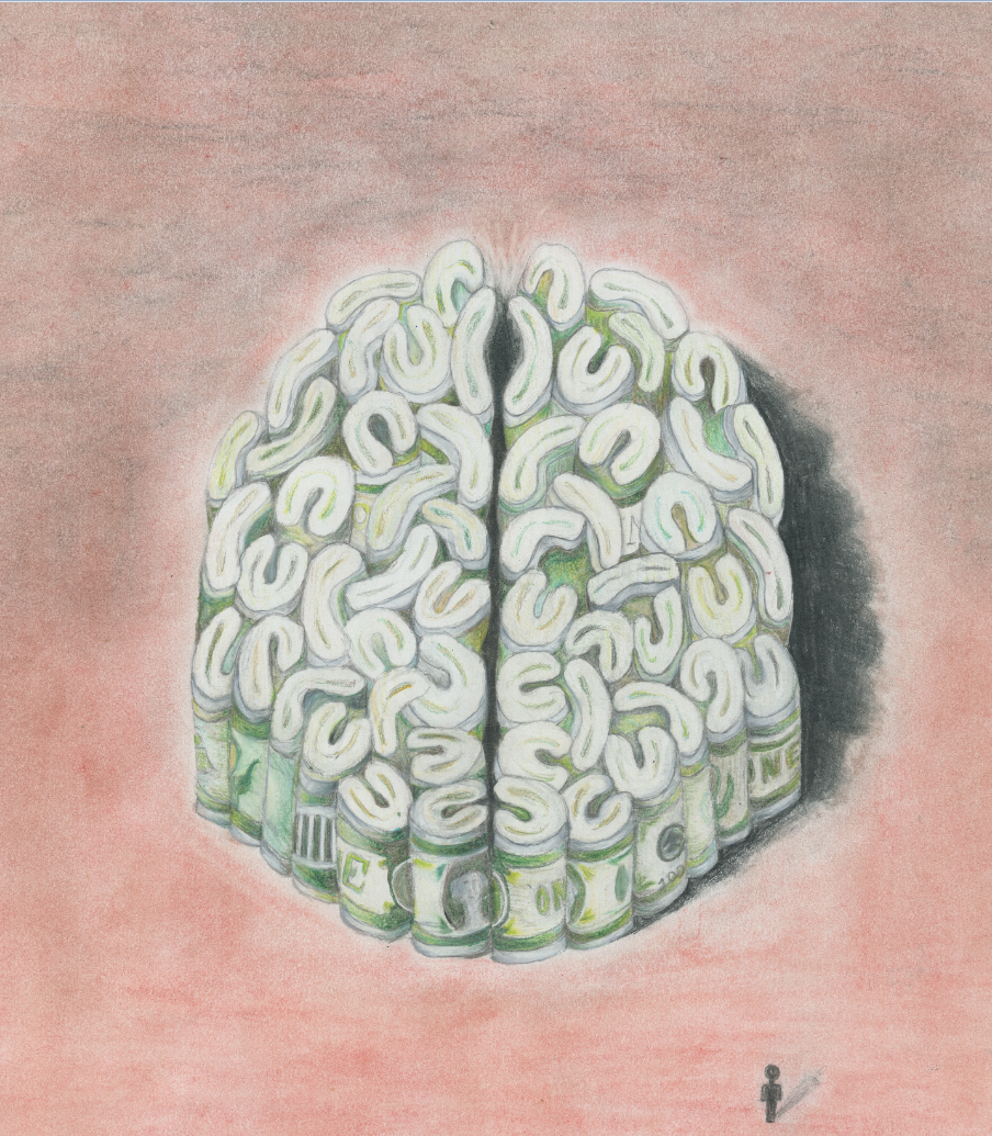 "Money on My Mind" Original Print