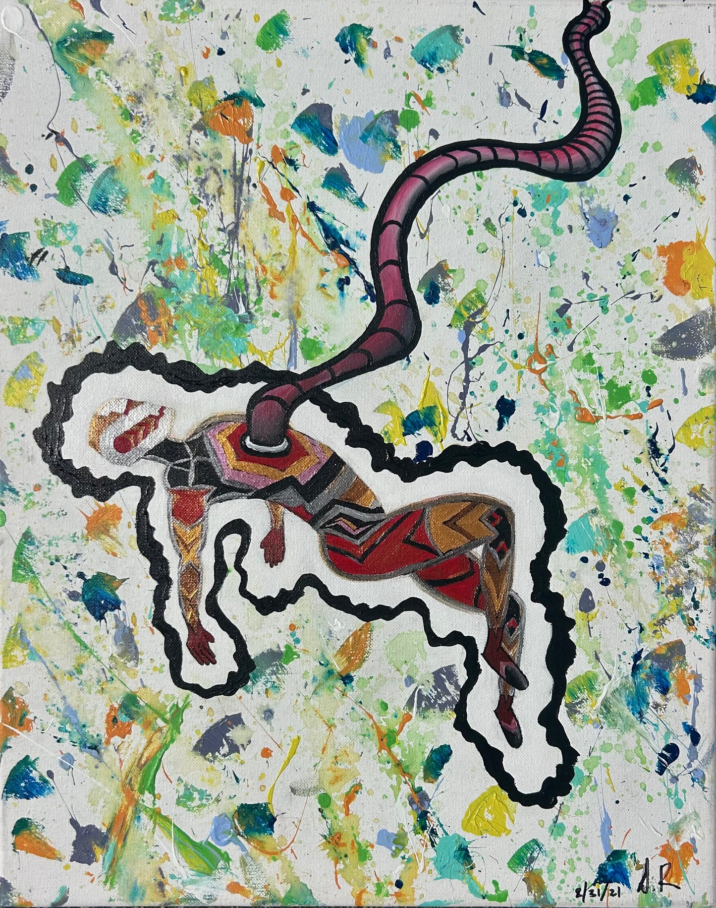 "White Noise" Original Print